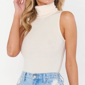 Show Me Your MuMu Turtleneck bodysuit NWT